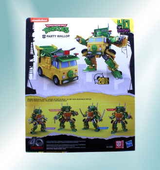 The Trans Formers (Transformers x Teenage Mutant Ninja Turtles) Actionfigur "Party Wallop" 18 cm